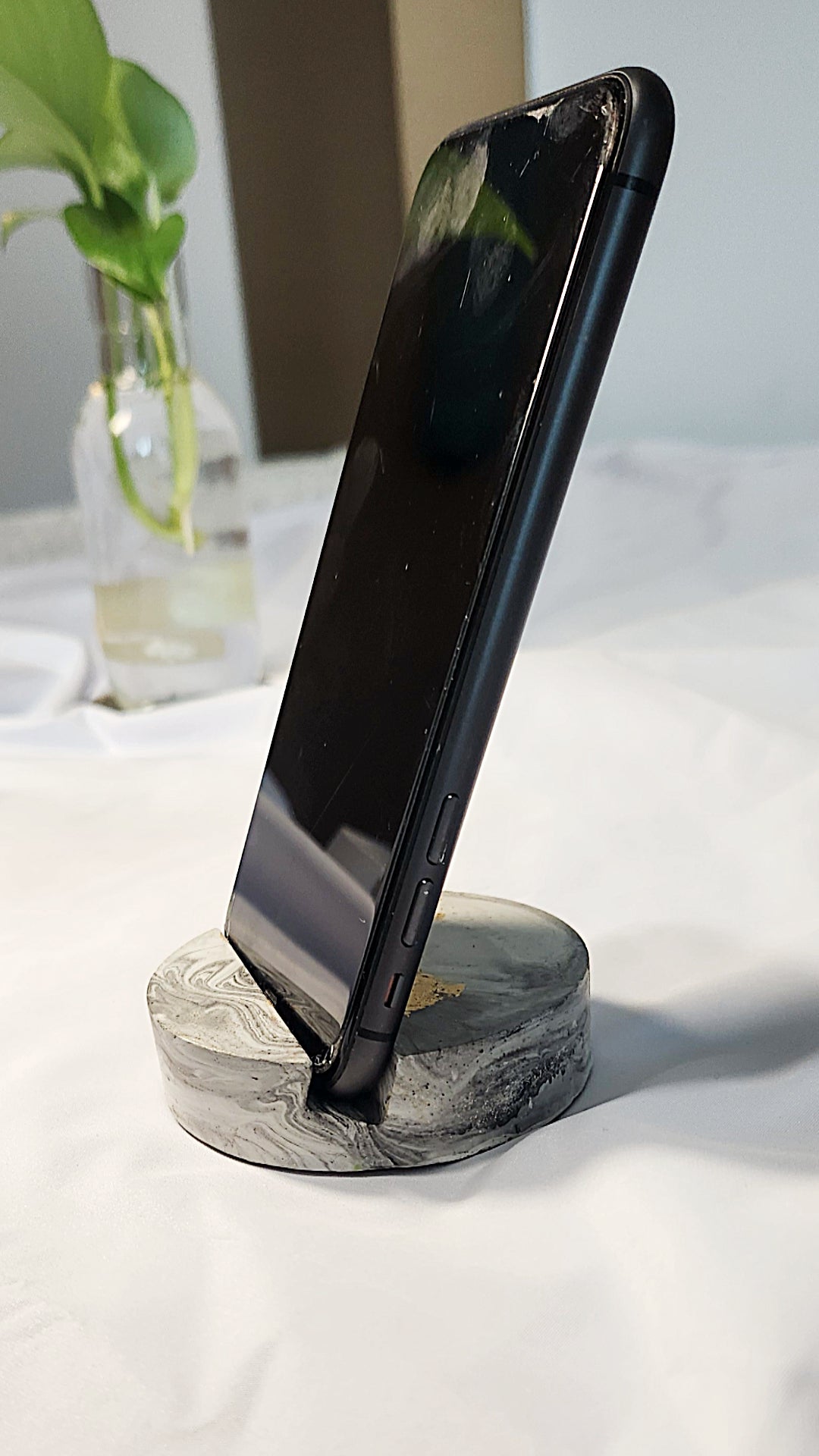 Compact Handcrafted Phone Stand